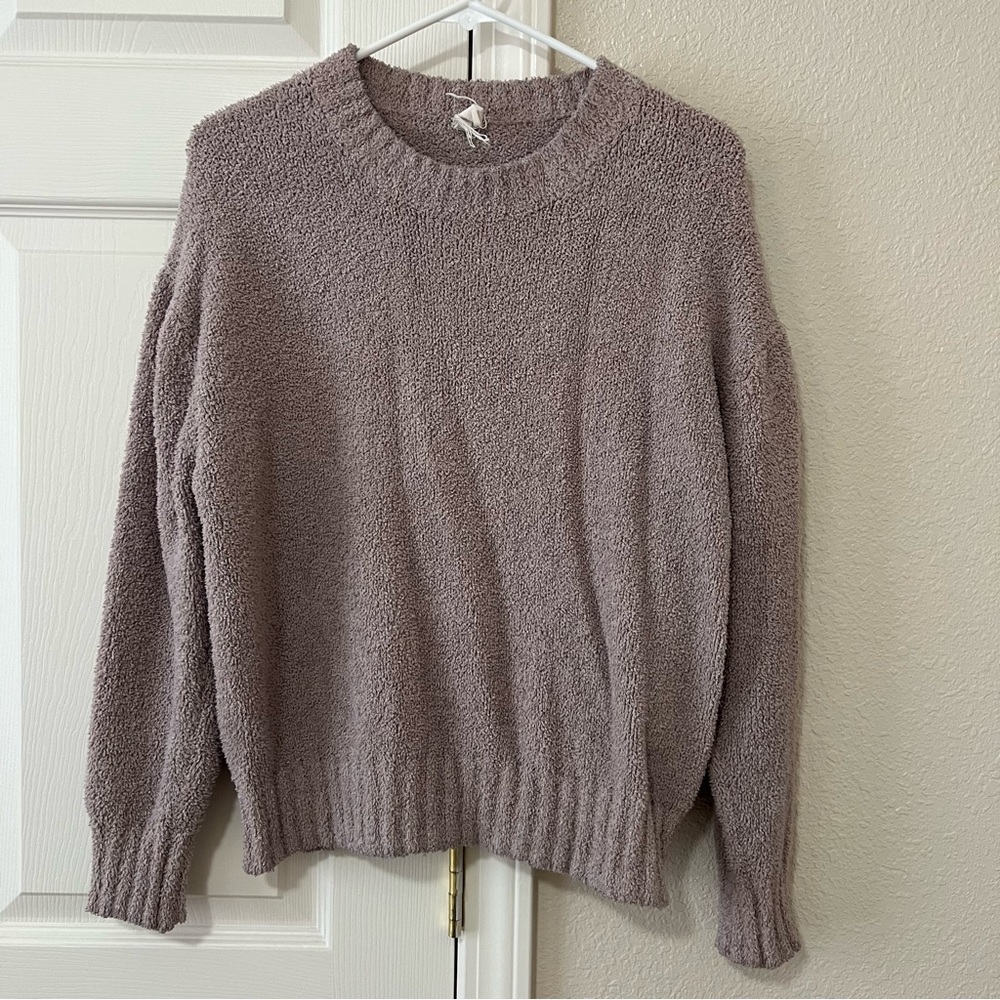 Wishlist Cozy Extra Soft Mauve Sweater Size M/L